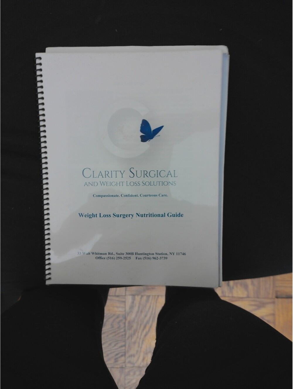Clarity Surgical Weight Loss Surgery‎ Nutritional Guide Bariatric Diet Plan Book